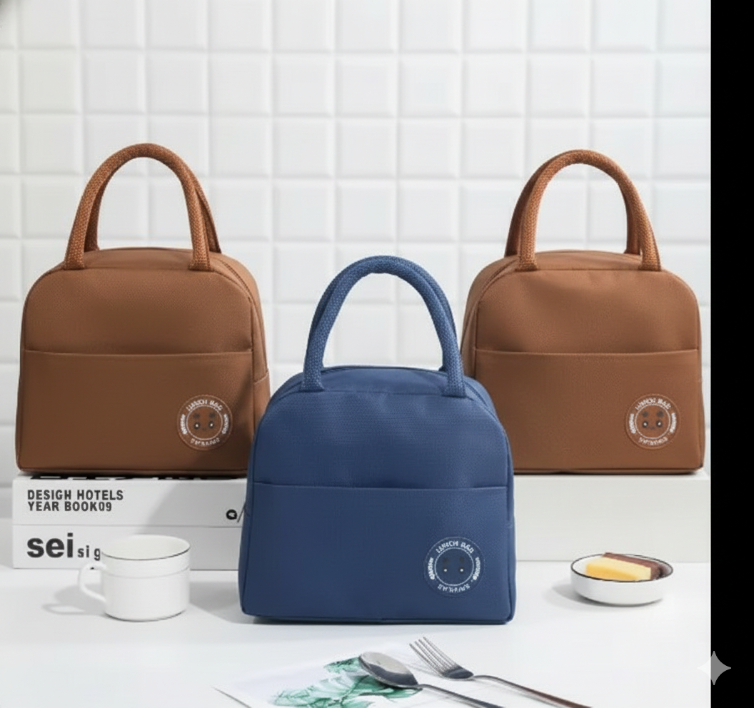 Insulated Lunch Bag for Office School Picnic Outdoor Men Women Student