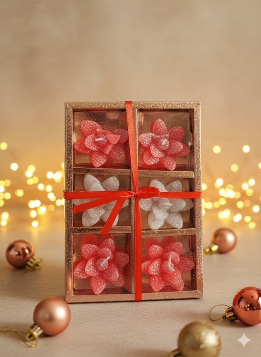 "Emerald Glow Floating Candles"