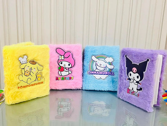 A6 Cartoon Characters Fur Diary