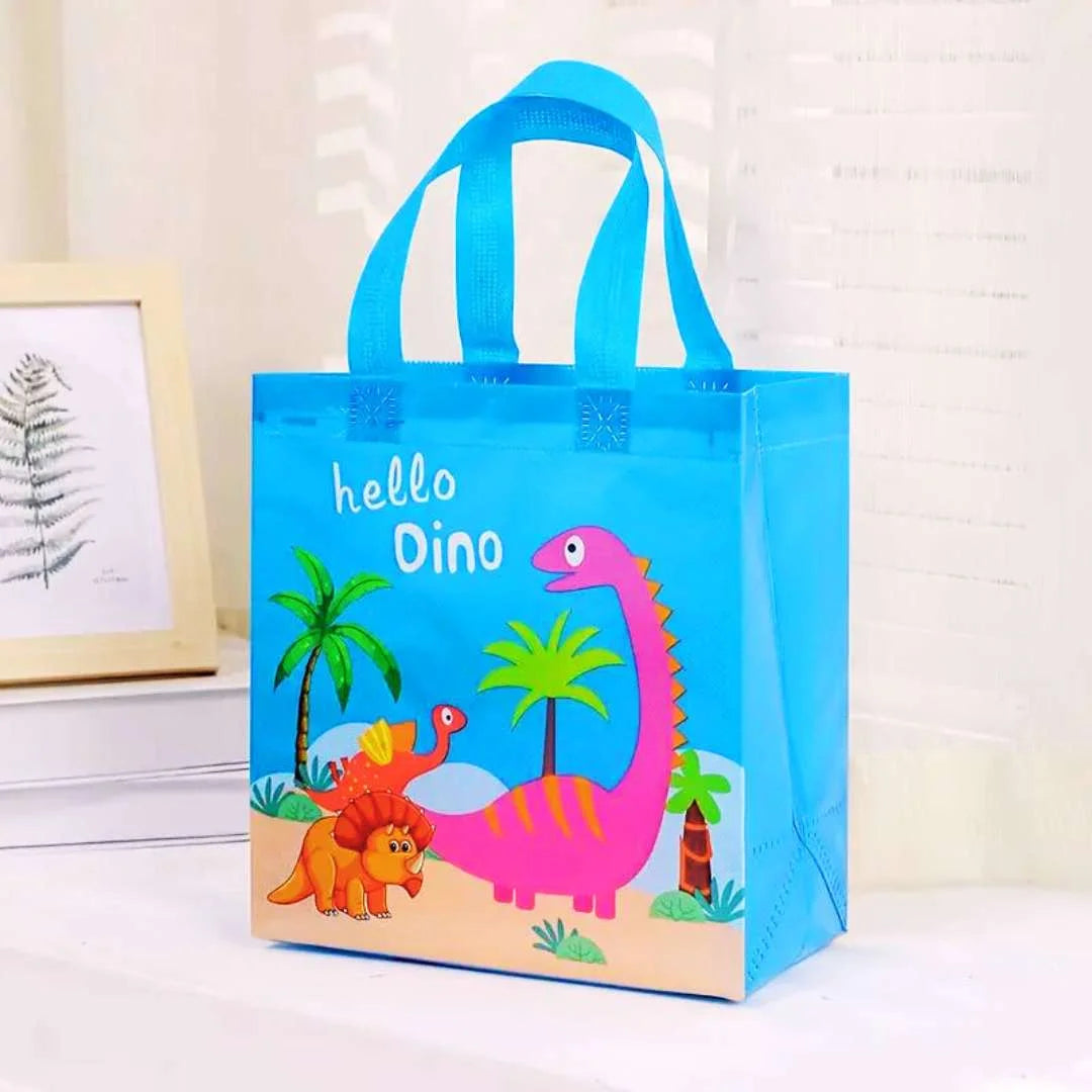 Multi-Purpose Reusable Hand-Carry Bag – Dino Theme Gifting Bags for Return Gifts
