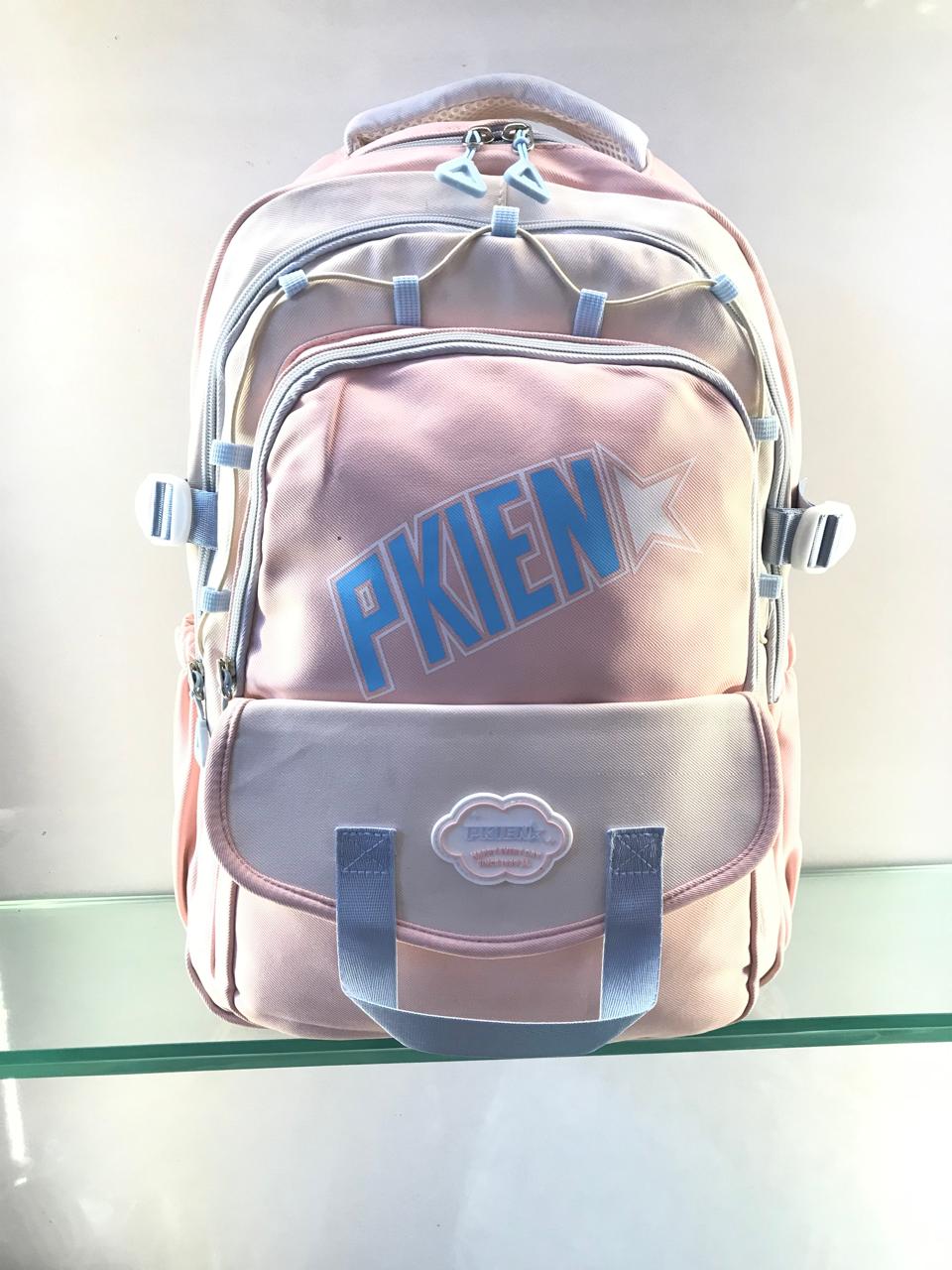 17-Inch Pink & Blue Backpack
