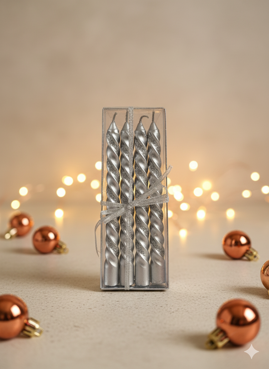 "Spiral Elegance Twisted Candles" 🕯️✨