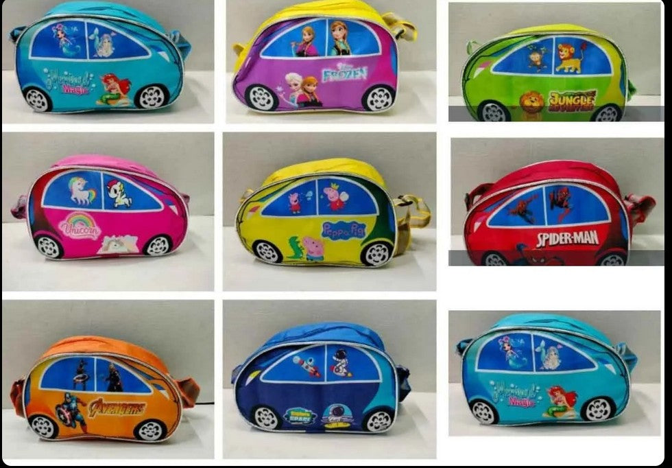 Car Shape Cartoon Based Sling Bag