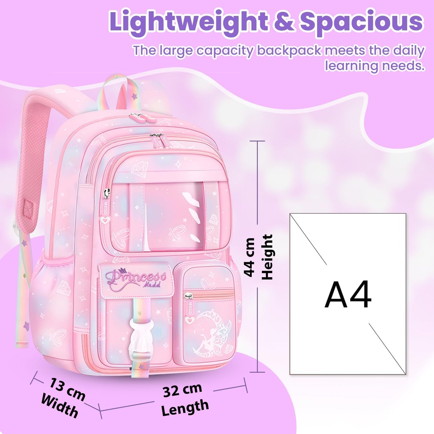 Pink Imported School Bag – Premium Quality