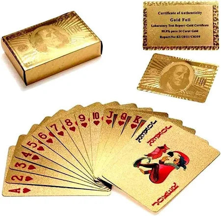 Premium Golden Playing Cards – luxury redefined for every game night